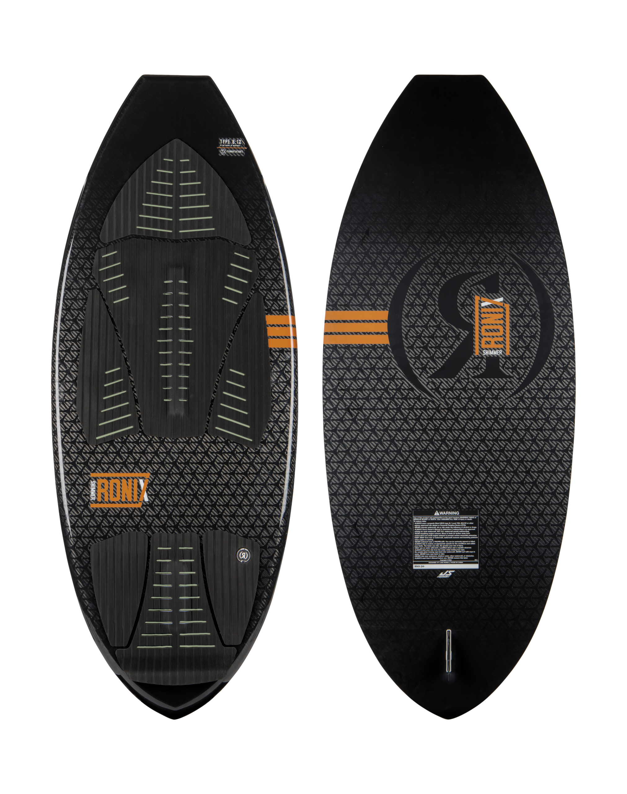 2024 Ronix Carbon Air Core Type8:12 Skimmer 4"9
