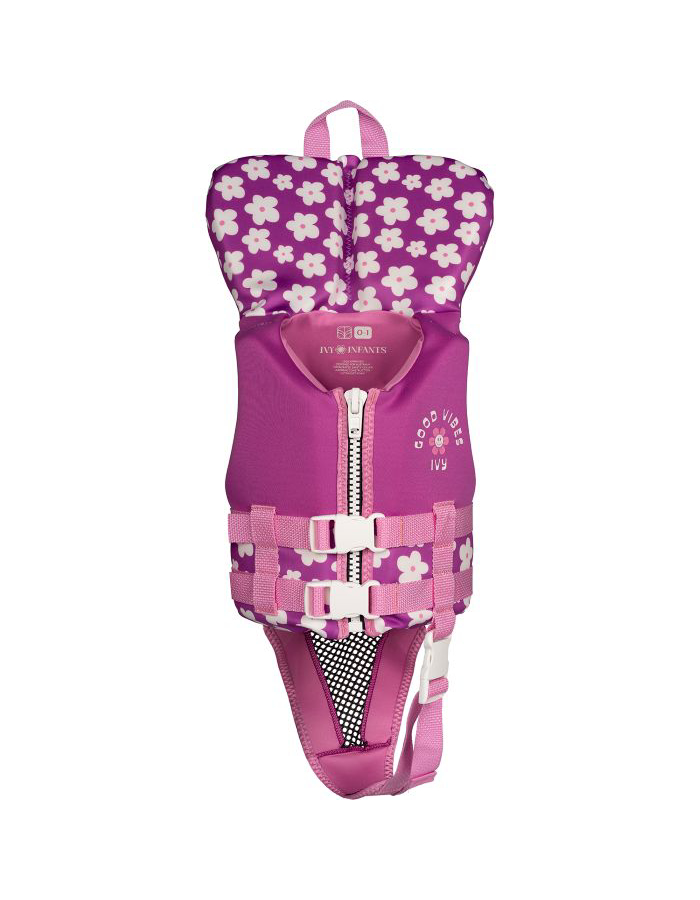 2027 IVY Infant Vest w/Collar Purple 0-1
