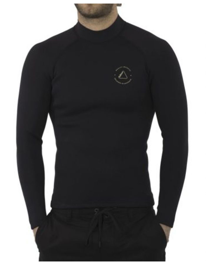 Mens Heater Top 2MM Black M