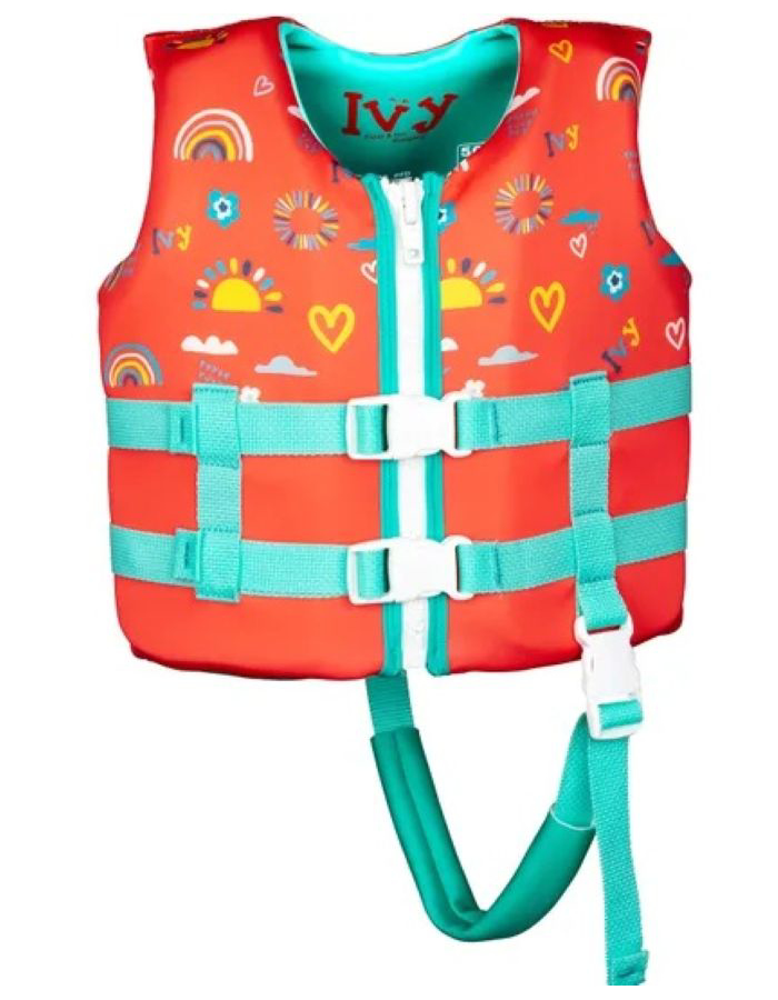 Ivy Junior Girls Lifevest Peach/Pink 4-6