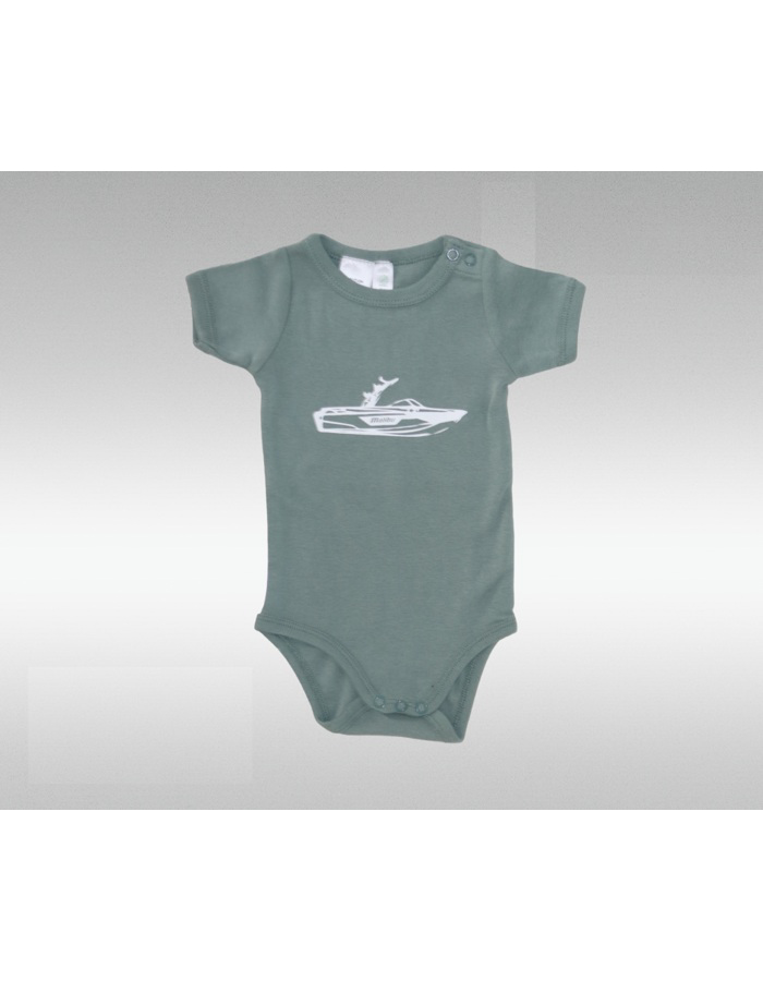 Malibu Baby Romper Green