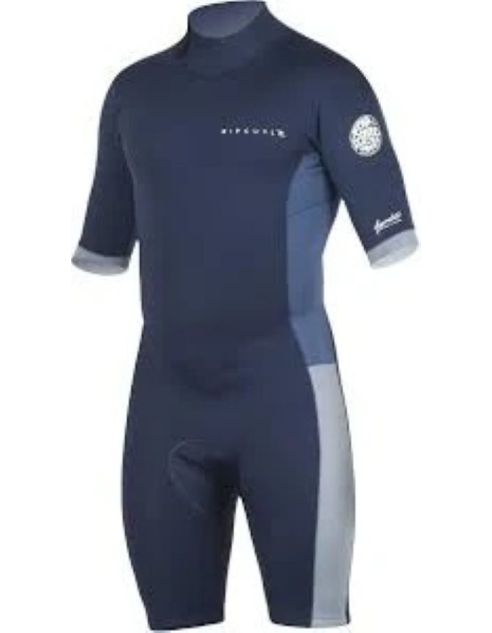 Aggrolite 2 mm Back Zip Spring Navy L