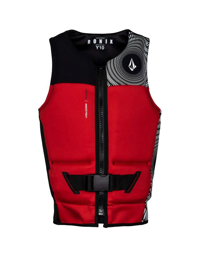 Volcom Teen L50s Vest Red-PsycStn Y12